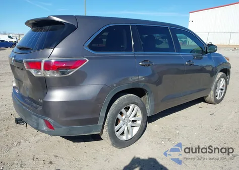 2015 Toyota Highlander Le V6 from USA, damaged, VIN 5TDZKRFH5FS062406